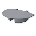 end cap EC231 (MINI-EB V2 / SURF/DIVE 12) round, built-in version, set of 1, with cable hole