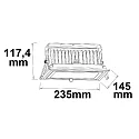 ISOLED Downlight BOX svingbar, hvid