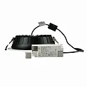 ISOLED Downlight REFLEKTOR 18W COLORSWITCH CCT Switch, UGR < 19, gå tilbage IP44, hvid dæmpbar
