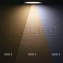 ISOLED Downlight REFLEKTOR 18W COLORSWITCH CCT Switch, UGR < 19, gå tilbage IP44, hvid dæmpbar