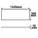 ISOLED LED panel PROFESSIONAL LINE UGR<19 8H - 124.5 X 30.8CM - PUSH DALI controllable, 2-pole, UGR < 19