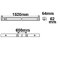 ISOLED Lysbøjle POWERSWITCH COLOSWITCH - 150CM CCT Switch, multipower IP42, hvid 
