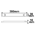ISOLED Transformer PWM 24VDC SELV, 0-30W, ULTRASLIM, PUSH/DALI-2 DALI styrbar, konstant spænding, smal