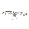 mounting bracket TRACK48 RECESSED set of 4, stainless steel
