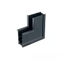 hjørnestik VERTICAL - TRACK48 RECESSED isoleret, mekanisk, lodret, sort