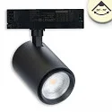 3-faset spot 42W - 20°-70° PHASE DIM fokuserbar, kardanisk drejning IP20, sort mat dæmpbar