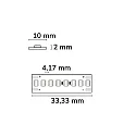 ISOLED LED Strip HEQ927 HIGH BRIGHT 240LED/M 140LM/W 2-polet hvid
