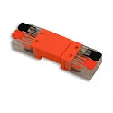 stik tilslutning 0.5-2.5MM², MAX. 250V/10A 2-polet, kablet gennem