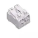 stik kontakt 2X2-POLE, 0.5-2.5MM² - MAX. 450V/16A 2-fold, 2-polet