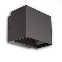 outdoor wall luminaire LED UP&DOWN 15-120° adjustable, direct / indirect, switchable IP65, black 
