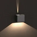 ISOLED outdoor wall luminaire LED UP&DOWN 15-120° adjustable, direct / indirect, switchable IP65, black 