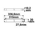 Transformer ULTRASLIM IP20 - CCT PWM 24V/DC - 0-100W - PUSH/DALI-2 DT8 - SELV DALI styrbar, 2 kanal, konstant spænding, smal
