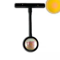 Skinne spot TRACK48 SUNGLOW FLEXIBLE med fleksibel arm, omskiftelig, magnetisk montering IP20, sort 