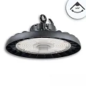 Spot på hallen FL2 200W DALI DIM 120° DALI styrbar IP65, sort dæmpbar