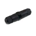 Kabelforbindelse IP68, 6.5-11MM / 0.75-2.5MM², 250V 16A 2-polet, sort