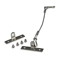 safety rope LAMP30 V1 (WITH ISO-113641) with adapter, chrome
