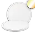 Loftlampe SLIM400 PRO up / down, CCT Switch, omskiftelig IP44, hvid 