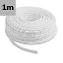 kabel PVC COATED - 2X0,75MM² H05VV-F -BY THE METER, sort