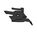 Monteringsbeslag 3PH-TRACK S1 / 24MM ODENWALD GRID, sort