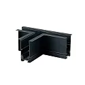 T-forbindelse CORNER 90° HORIZONTAL - TRACK48 RECESSED isoleret, mekanisk, vandret, sort