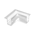 hjørnestik CORNER 90° HORIZONTAL - TRACK48 DRYWALL isoleret, mekanisk, vandret, hvid