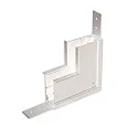 hjørnestik VERTICAL - TRACK48 RECESSED isoleret, mekanisk, lodret, hvid