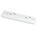 Direkte tilslutning TRACK48 - LINEAR-MINI stiv, elektrisk, 4-polet, universal, hvid