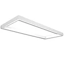skinne TRACK48 H50 / 50 X 119.2CM (EMTPTY FRAME) firkantet, uden indsatser, hvid