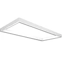 skinne TRACK48 H50 / 59.2 X 119.2CM (EMTPTY FRAME) firkantet, uden indsatser, hvid