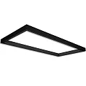skinne TRACK48 H50 / 59.2 X 119.2CM (EMTPTY FRAME) firkantet, uden indsatser, sort