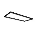 skinne TRACK48 H50 / 59.2 X 150CM (EMTPTY FRAME) firkantet, uden indsatser, sort