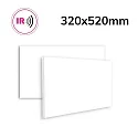 Infrarødt panel BEST STANDARD 32 X 52CM uden ramme, hvid
