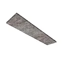 ACUOSTIC ABSORBER H25 / 32 X 150CM, grå