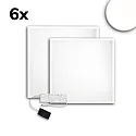 LED panel ECO BACKLIGHT LINE 625 sæt med 6, dæmpbar 36W 4350lm 4000K CRI 80-89