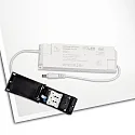 ISOLED LED panel ECO BACKLIGHT LINE 625 sæt med 6, dæmpbar 36W 4350lm 4000K CRI 80-89