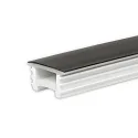 tilbehør profil dæksel FLEX-COVER16 TWIST+BEND, opal, sort 500cm
