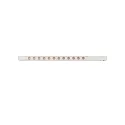Skinne Gitterlampe TRACK48 LINE+ MINI ON-OFF 34CM omskiftelig, prismatisk IP20, sort mat 