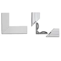 ISOLED Monteringsramme LED PANEL 308x1550, hvid