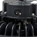ISOLED hall spot ECO IP65, black dimmable