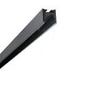 Gardineprofil CURTAIN 10 ONE FLAT 1-fold, sort