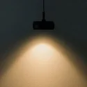 ISOLED Skinne pendul TRACK48 CIRCLE IP20, sort dæmpbar