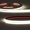 Fuldt silikoniseret LED-strip  FC930 FLEXTUBE 240LED/M - 120CM / 2XMINIAMP med stik opal, gennemsigtig, hvid