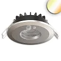 Indbygget spotlys VARIO-68 med sensor IP65, nikkel 