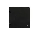 end cap EC 131 CURTAIN 10 ONE HIGH VISOR 2 pcs., left-right, black