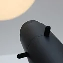3-phase spot SHAPE adjustable, cardanic swivelling IP20, black dimmable