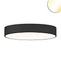 Loftlampe DN800 DALI DALI styrbar, CCT Switch IP44, sort dæmpbar