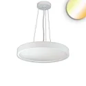 Pendellampe DN600 up / down IP44, hvid dæmpbar