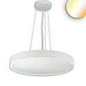 Pendellampe DN1000 up / down IP44, hvid dæmpbar
