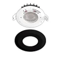 ISOLED Indbygget spotlys VARIO-68 IP65, sort 