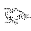 ISOLED Monteringsbeslag CLASSIC SURFACE mekanisk, overflademonteret version, 1 stk., aluminium